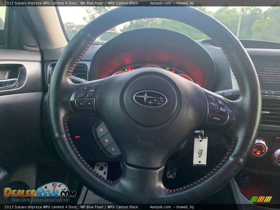 2013 Subaru Impreza WRX Limited 4 Door WR Blue Pearl / WRX Carbon Black Photo #17