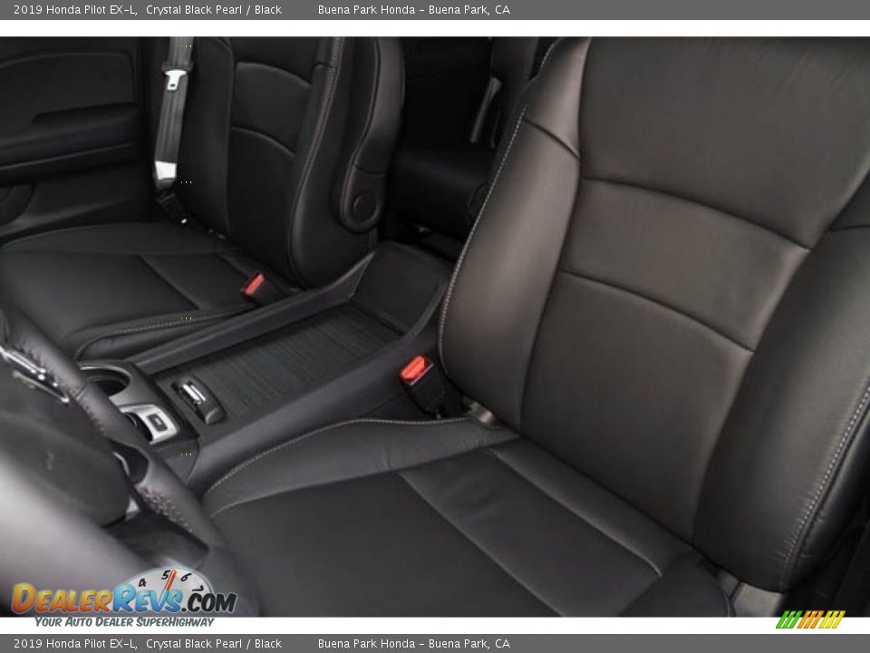 2019 Honda Pilot EX-L Crystal Black Pearl / Black Photo #25