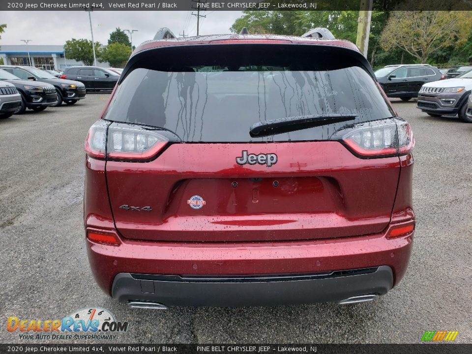 2020 Jeep Cherokee Limited 4x4 Velvet Red Pearl / Black Photo #5