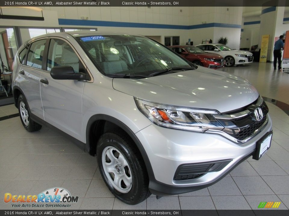 2016 Honda CR-V LX AWD Alabaster Silver Metallic / Black Photo #3