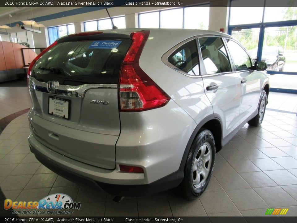 2016 Honda CR-V LX AWD Alabaster Silver Metallic / Black Photo #7