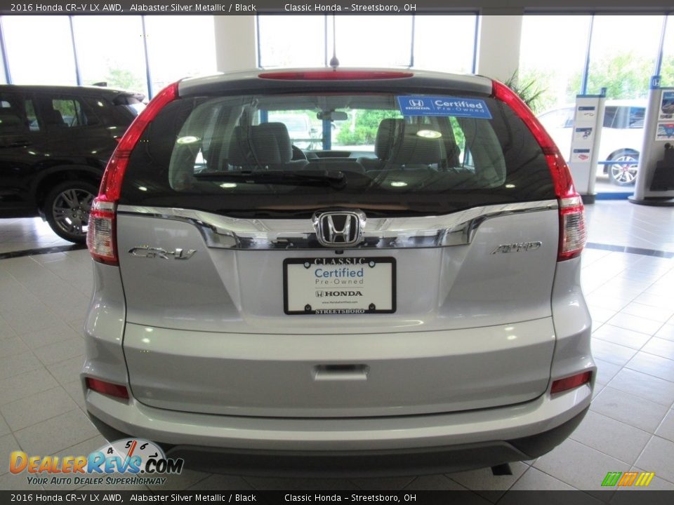 2016 Honda CR-V LX AWD Alabaster Silver Metallic / Black Photo #8
