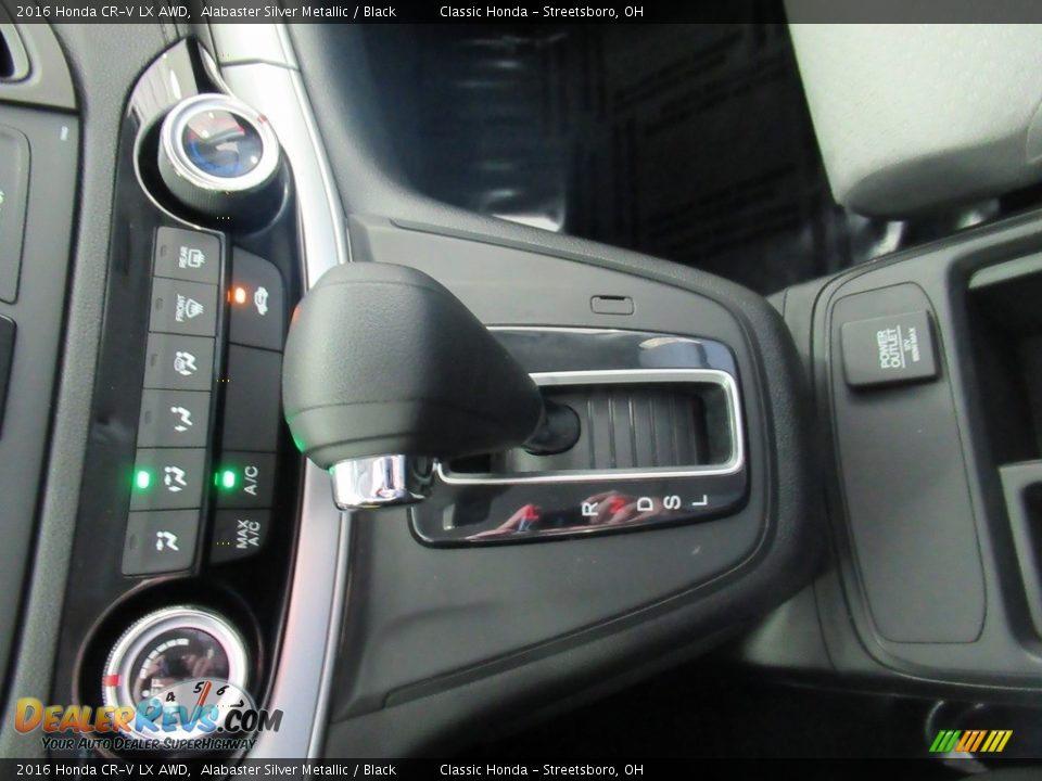 2016 Honda CR-V LX AWD Alabaster Silver Metallic / Black Photo #32