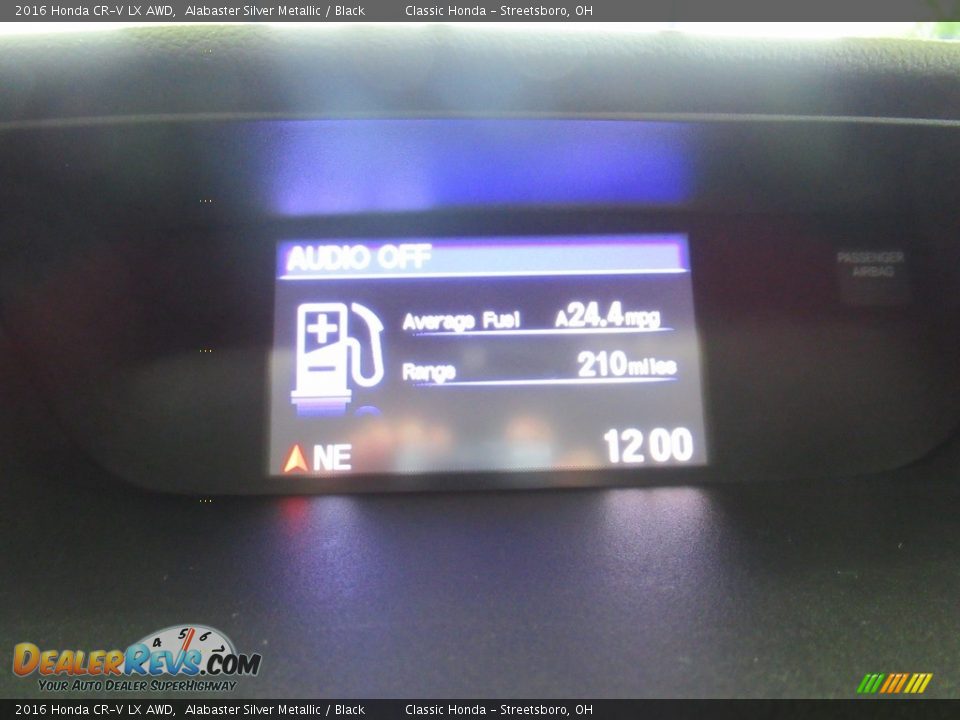 2016 Honda CR-V LX AWD Alabaster Silver Metallic / Black Photo #34