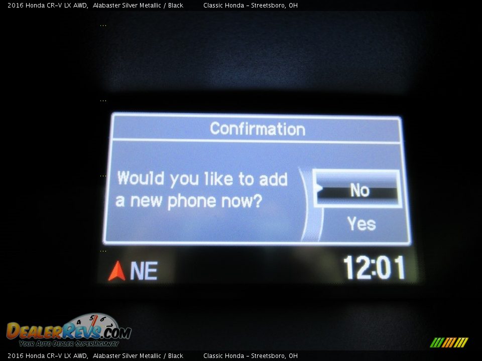 2016 Honda CR-V LX AWD Alabaster Silver Metallic / Black Photo #36