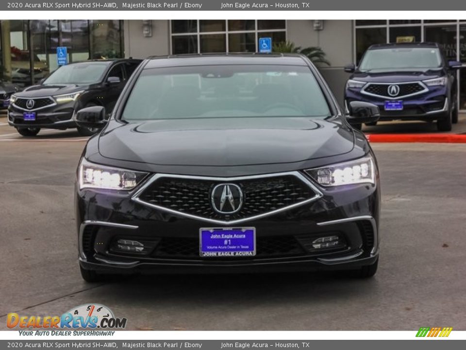 2020 Acura RLX Sport Hybrid SH-AWD Majestic Black Pearl / Ebony Photo #2