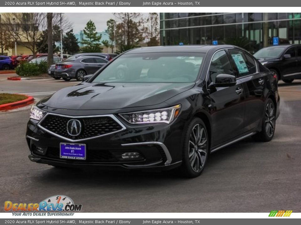Front 3/4 View of 2020 Acura RLX Sport Hybrid SH-AWD Photo #3