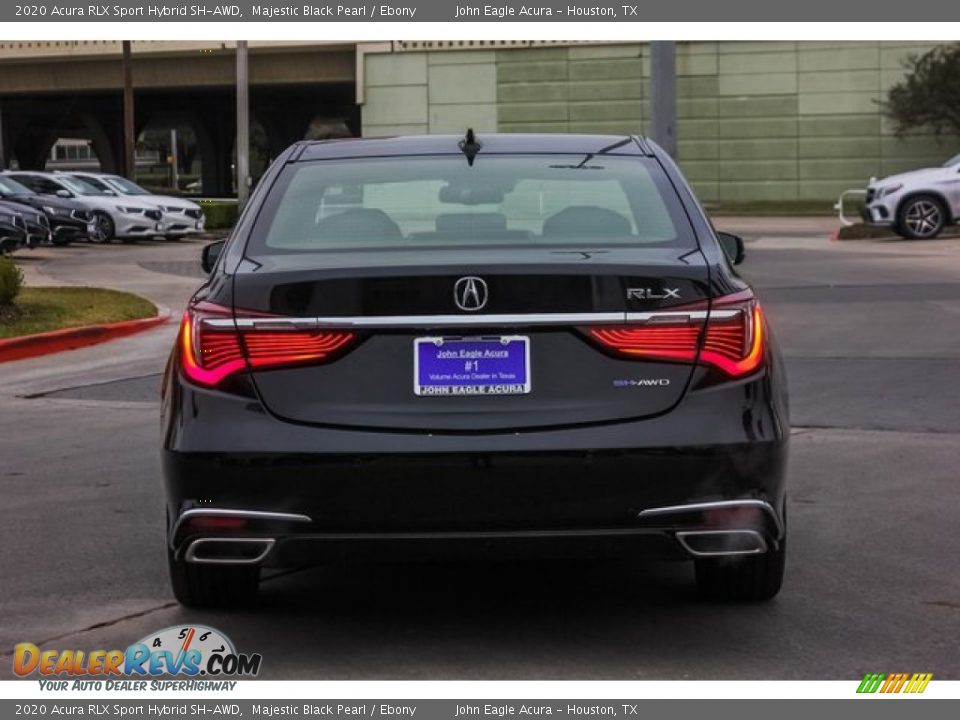 2020 Acura RLX Sport Hybrid SH-AWD Majestic Black Pearl / Ebony Photo #6