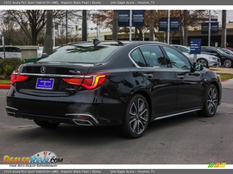 2020 Acura RLX Sport Hybrid SH-AWD Majestic Black Pearl / Ebony Photo #7