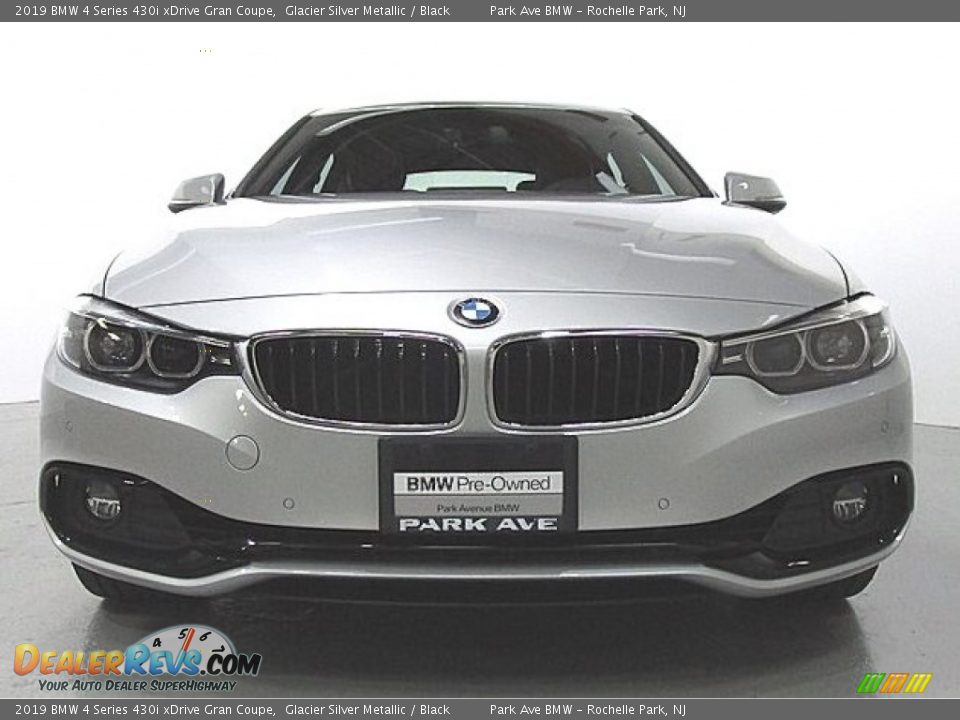 2019 BMW 4 Series 430i xDrive Gran Coupe Glacier Silver Metallic / Black Photo #6