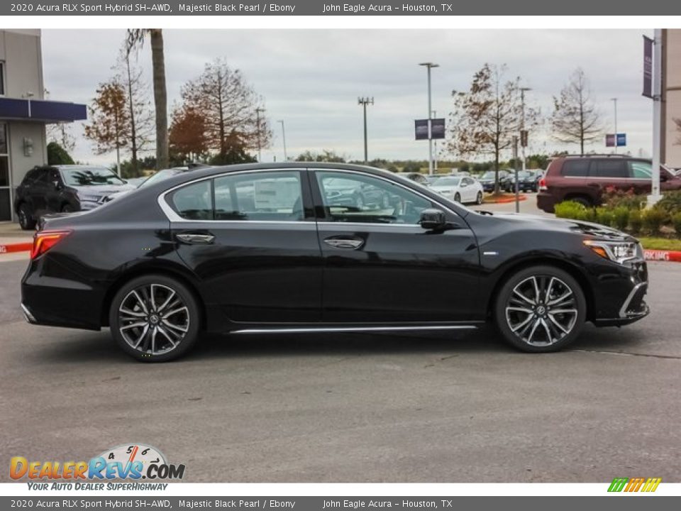 Majestic Black Pearl 2020 Acura RLX Sport Hybrid SH-AWD Photo #8