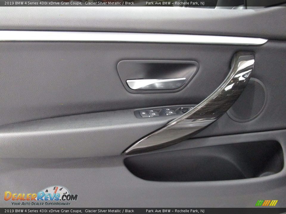 2019 BMW 4 Series 430i xDrive Gran Coupe Glacier Silver Metallic / Black Photo #7