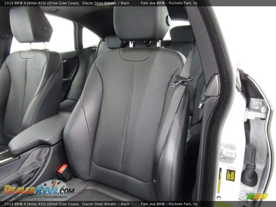 2019 BMW 4 Series 430i xDrive Gran Coupe Glacier Silver Metallic / Black Photo #8