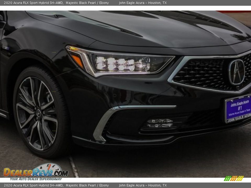2020 Acura RLX Sport Hybrid SH-AWD Majestic Black Pearl / Ebony Photo #11