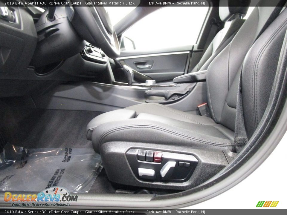 2019 BMW 4 Series 430i xDrive Gran Coupe Glacier Silver Metallic / Black Photo #9