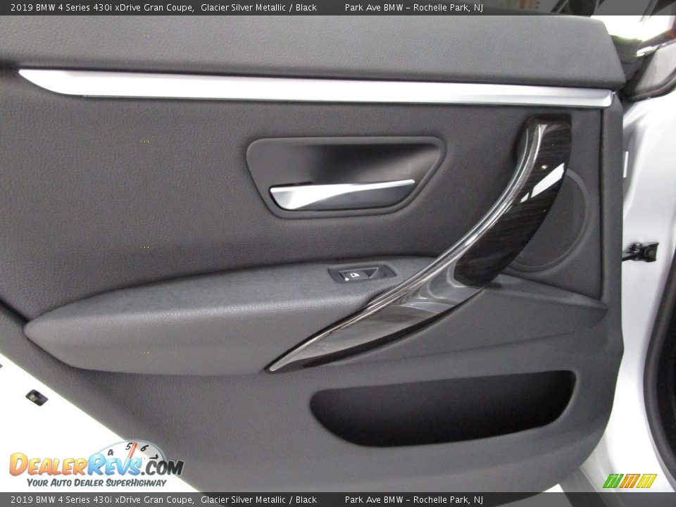 2019 BMW 4 Series 430i xDrive Gran Coupe Glacier Silver Metallic / Black Photo #10