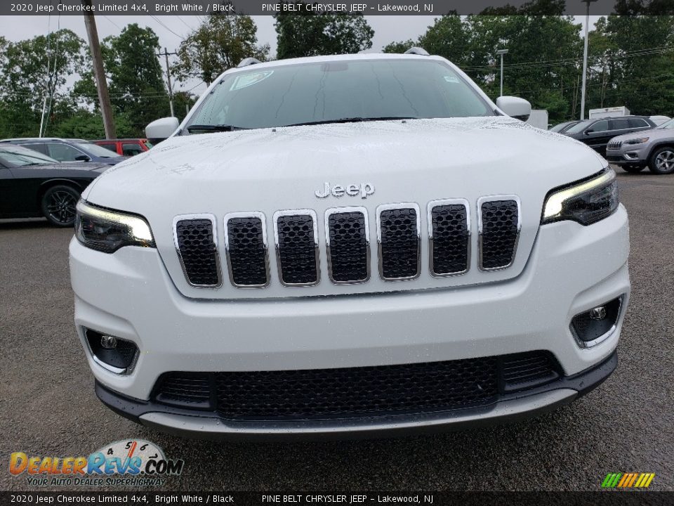 2020 Jeep Cherokee Limited 4x4 Bright White / Black Photo #2