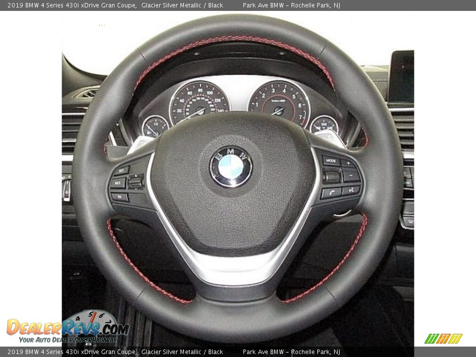 2019 BMW 4 Series 430i xDrive Gran Coupe Glacier Silver Metallic / Black Photo #23