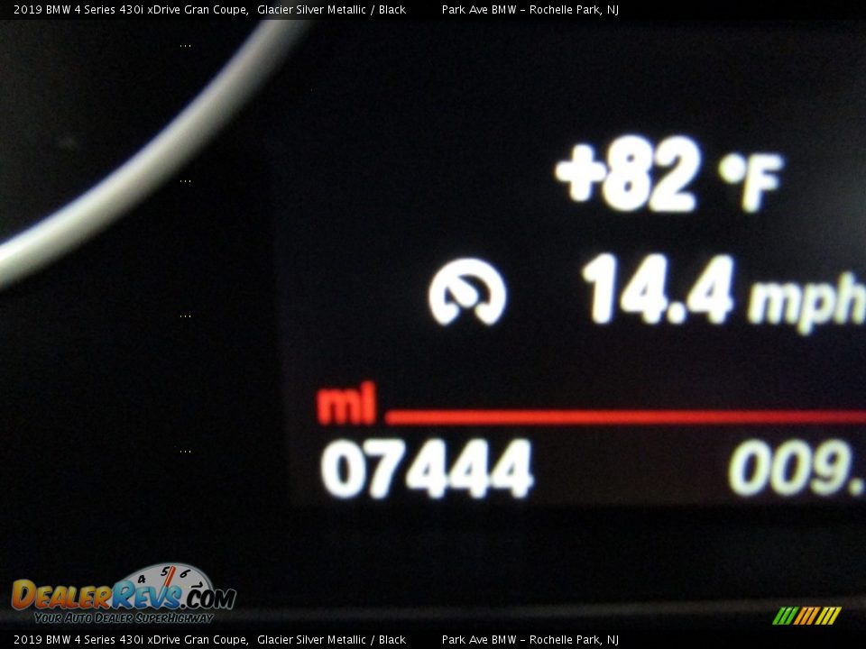 2019 BMW 4 Series 430i xDrive Gran Coupe Glacier Silver Metallic / Black Photo #24