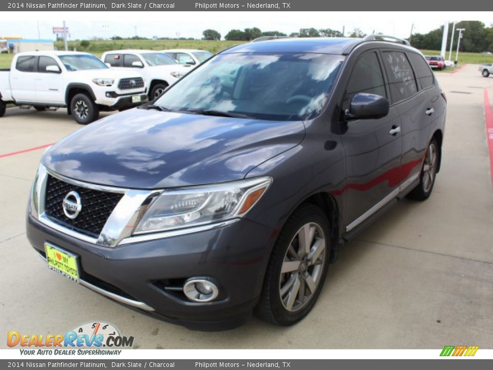 2014 Nissan Pathfinder Platinum Dark Slate / Charcoal Photo #4
