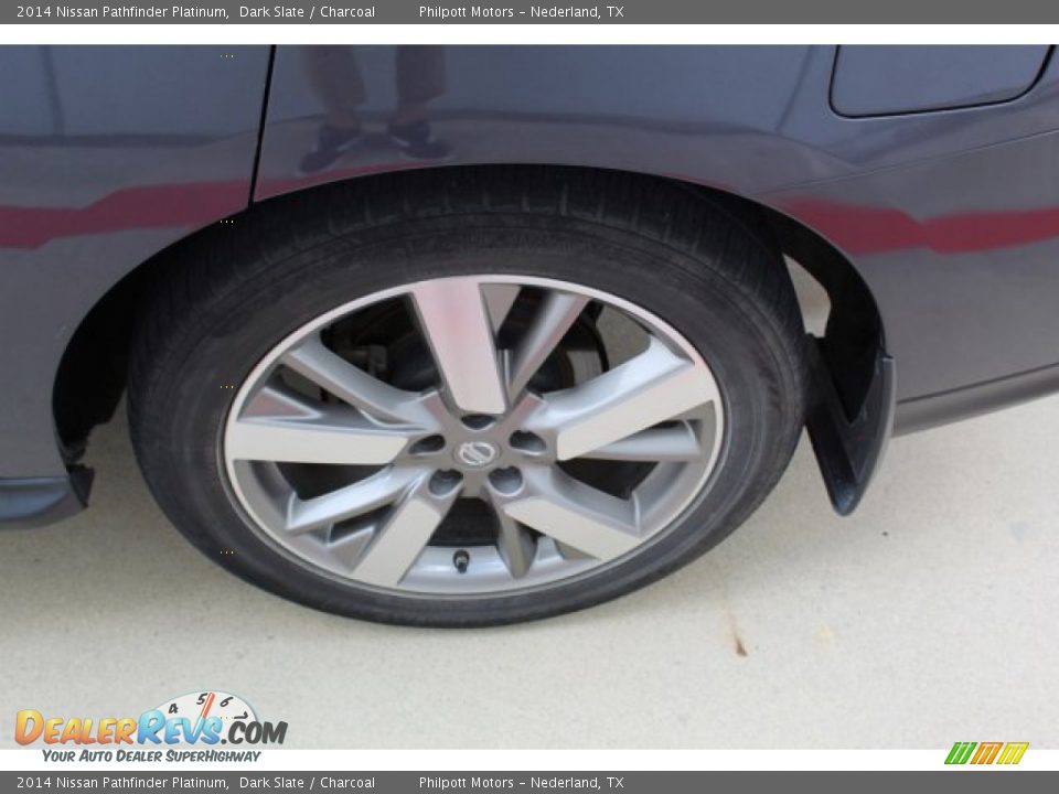 2014 Nissan Pathfinder Platinum Dark Slate / Charcoal Photo #6