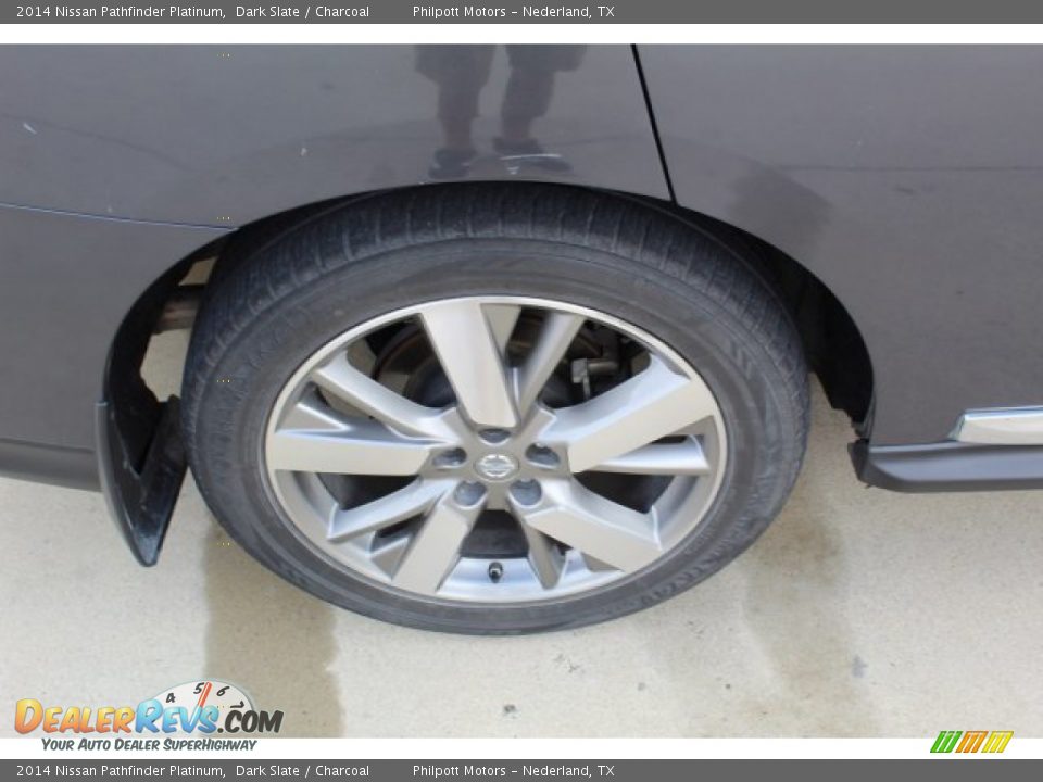 2014 Nissan Pathfinder Platinum Dark Slate / Charcoal Photo #7