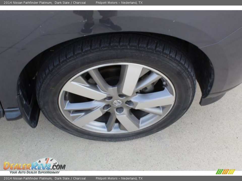2014 Nissan Pathfinder Platinum Dark Slate / Charcoal Photo #8
