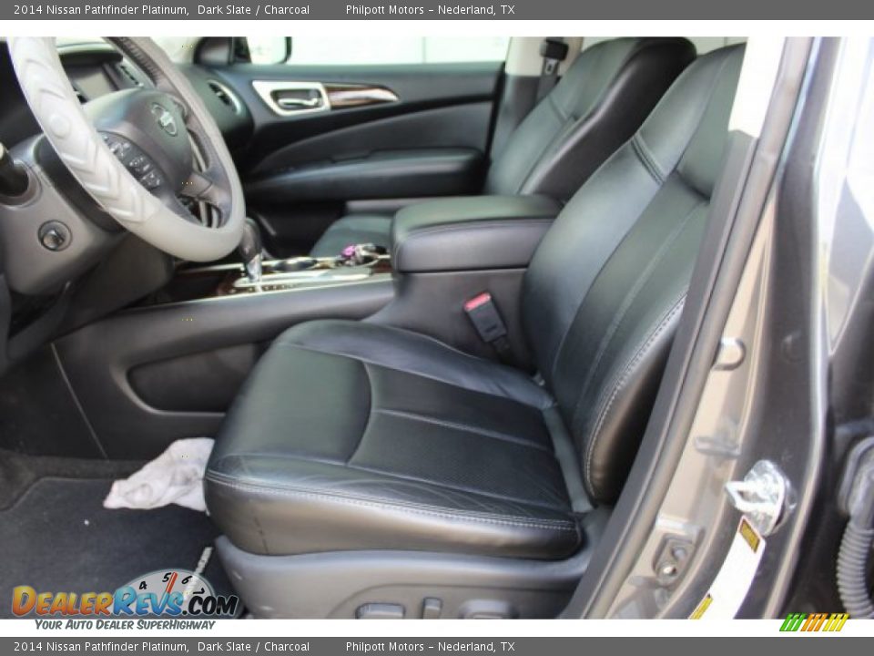 2014 Nissan Pathfinder Platinum Dark Slate / Charcoal Photo #13