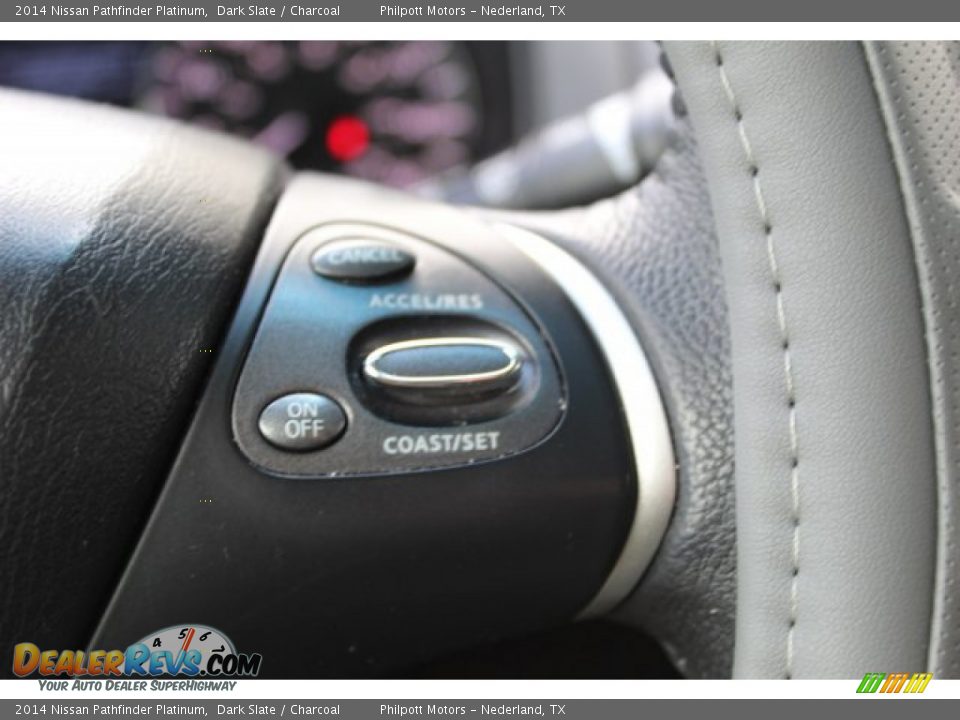 2014 Nissan Pathfinder Platinum Dark Slate / Charcoal Photo #16