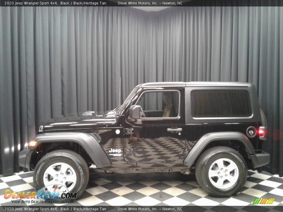 Black 2020 Jeep Wrangler Sport 4x4 Photo #1