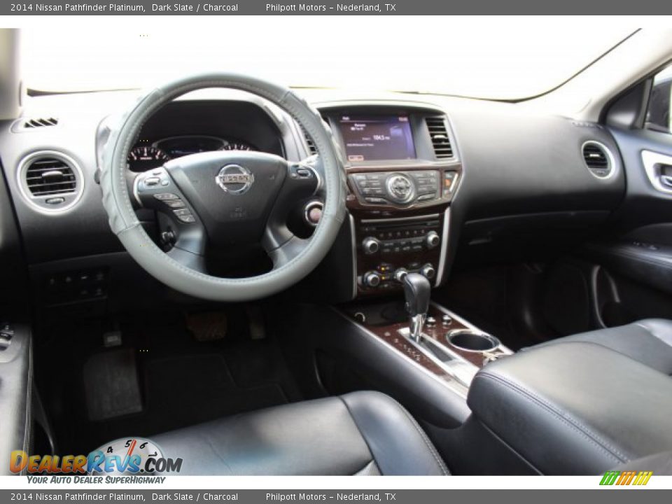 2014 Nissan Pathfinder Platinum Dark Slate / Charcoal Photo #25