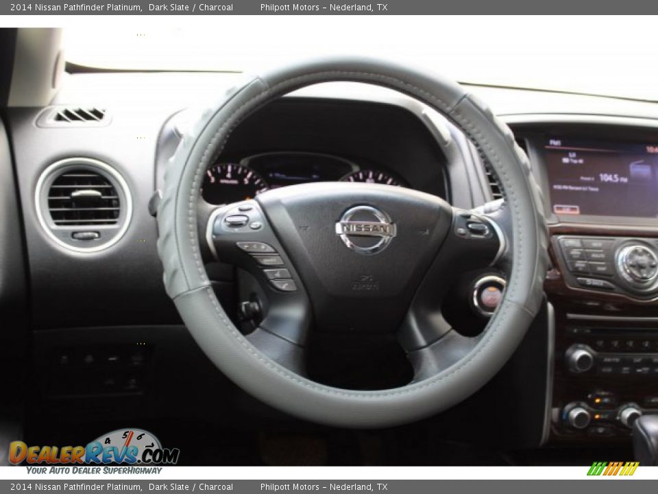 2014 Nissan Pathfinder Platinum Dark Slate / Charcoal Photo #26