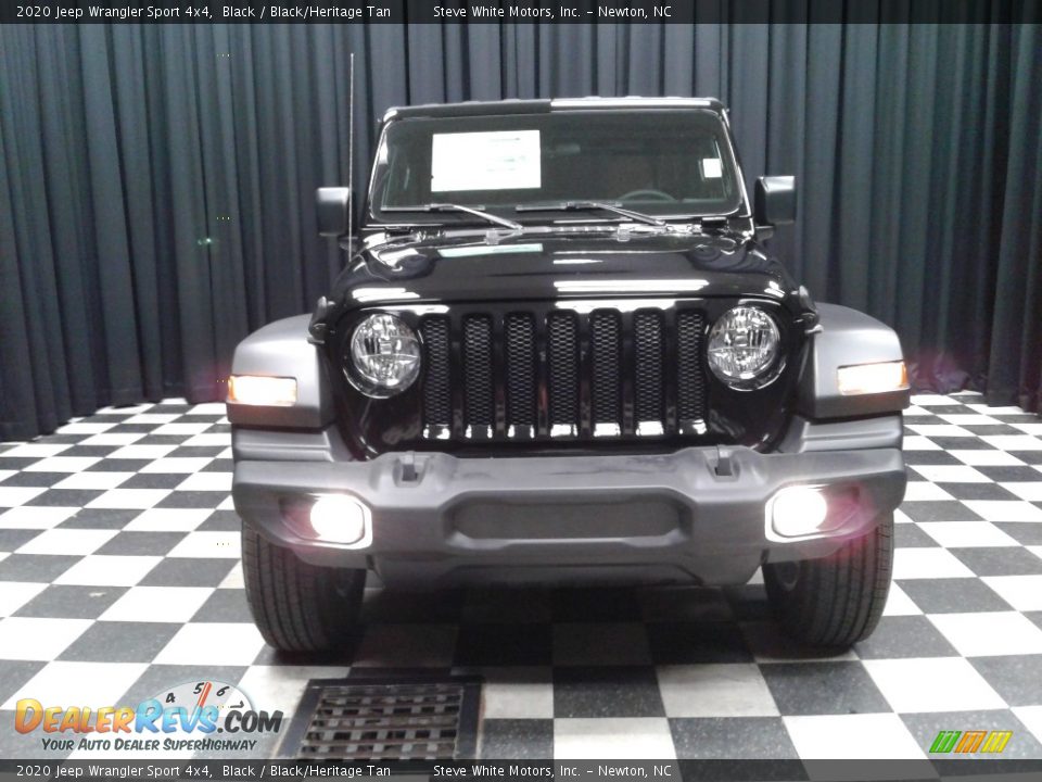 2020 Jeep Wrangler Sport 4x4 Black / Black/Heritage Tan Photo #3