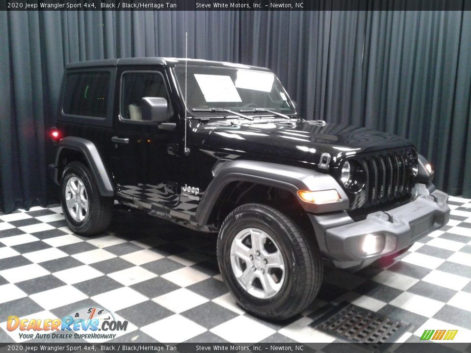 Black 2020 Jeep Wrangler Sport 4x4 Photo #4