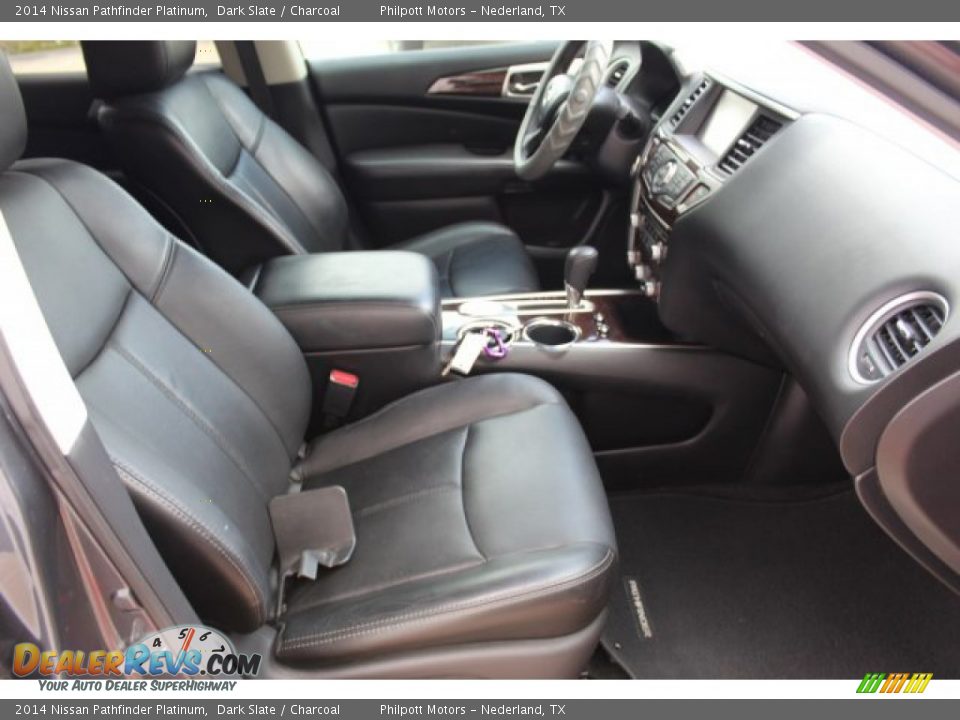 2014 Nissan Pathfinder Platinum Dark Slate / Charcoal Photo #34
