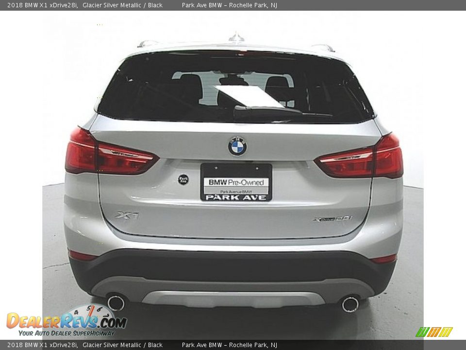 2018 BMW X1 xDrive28i Glacier Silver Metallic / Black Photo #3
