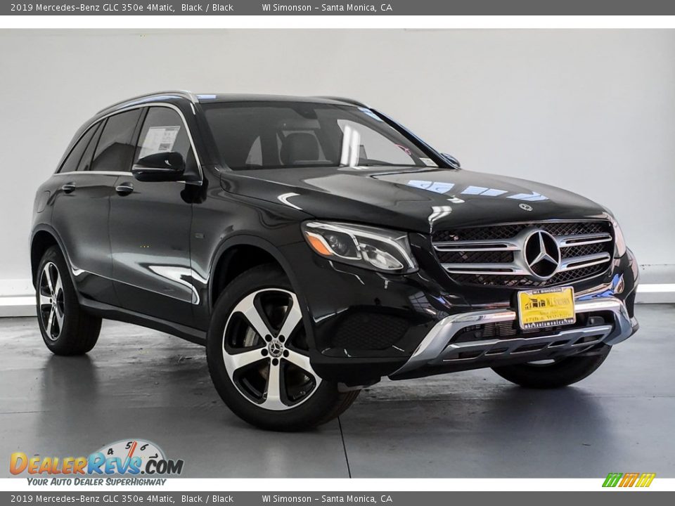 2019 Mercedes-Benz GLC 350e 4Matic Black / Black Photo #10