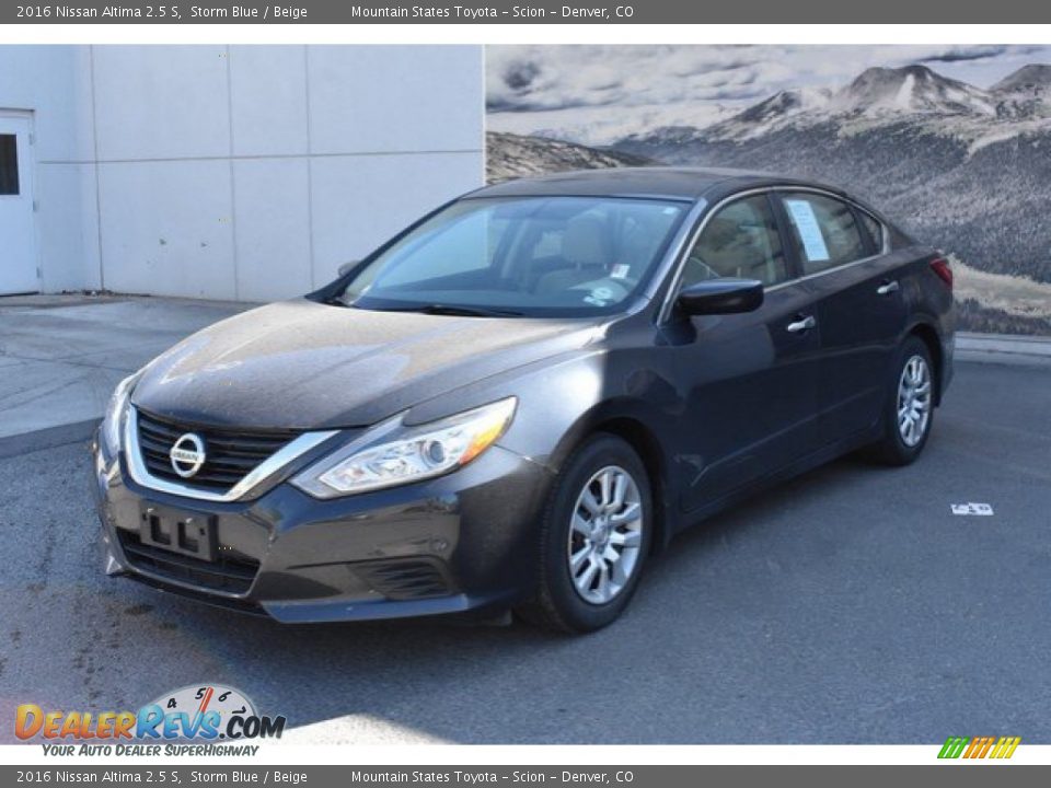 2016 Nissan Altima 2.5 S Storm Blue / Beige Photo #2