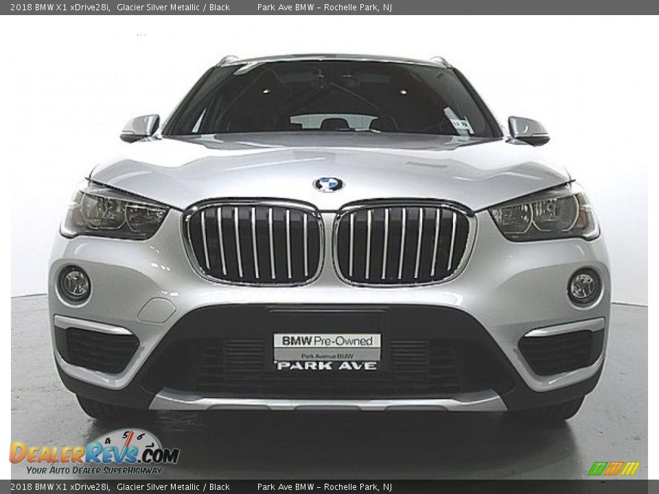 2018 BMW X1 xDrive28i Glacier Silver Metallic / Black Photo #6