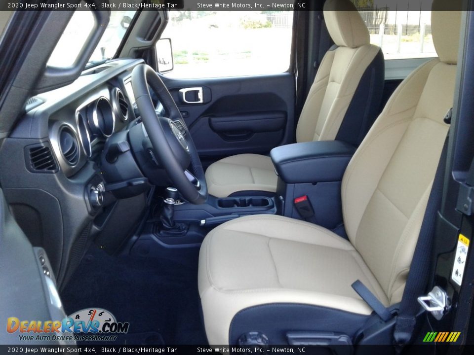 Front Seat of 2020 Jeep Wrangler Sport 4x4 Photo #11