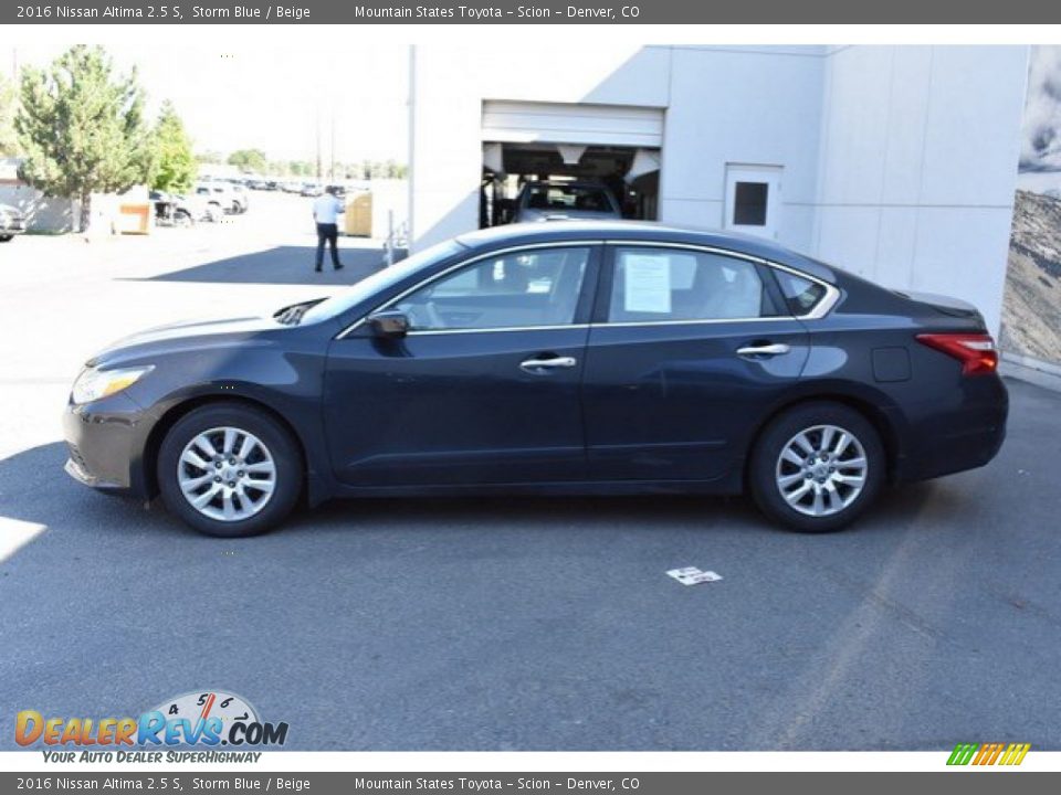 2016 Nissan Altima 2.5 S Storm Blue / Beige Photo #3