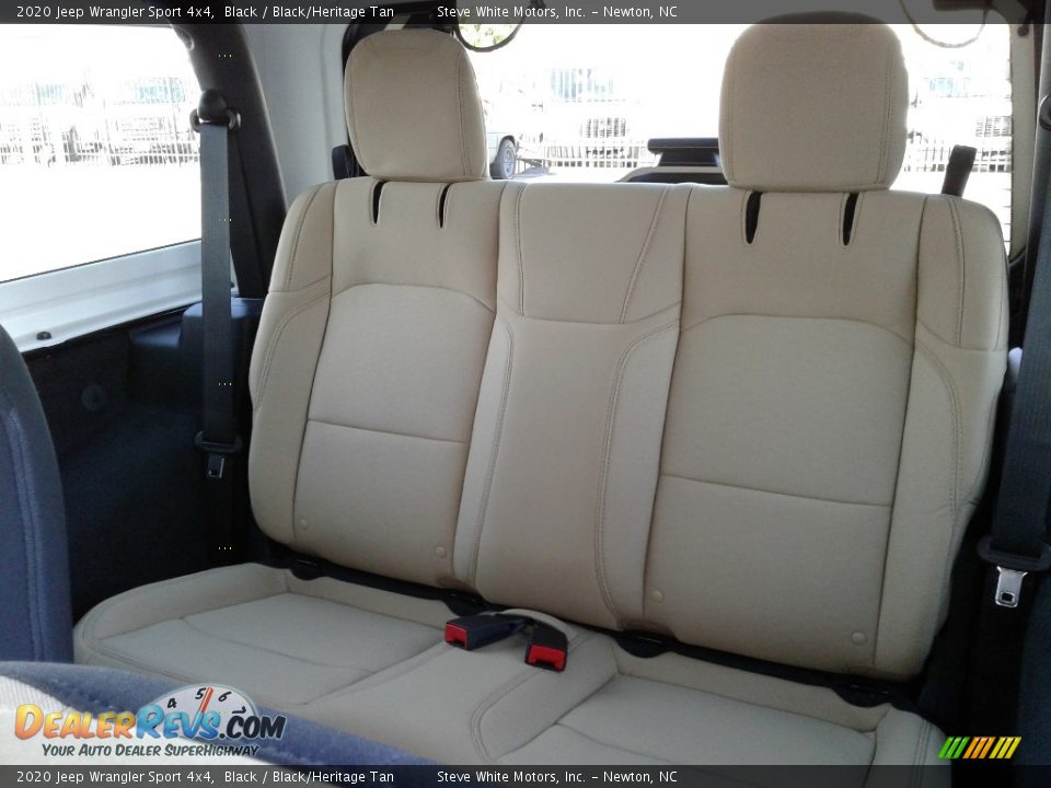 Rear Seat of 2020 Jeep Wrangler Sport 4x4 Photo #12