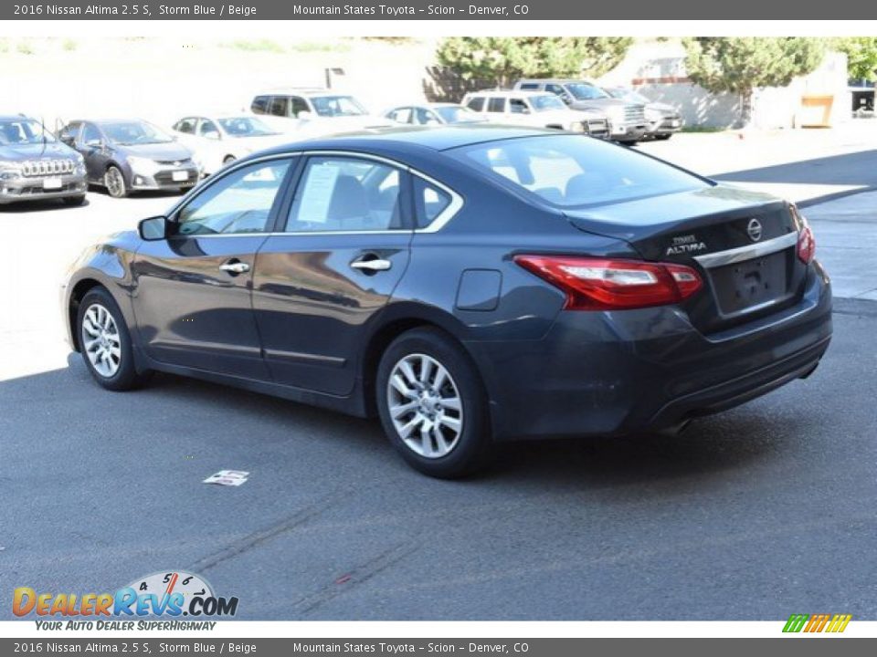 2016 Nissan Altima 2.5 S Storm Blue / Beige Photo #4