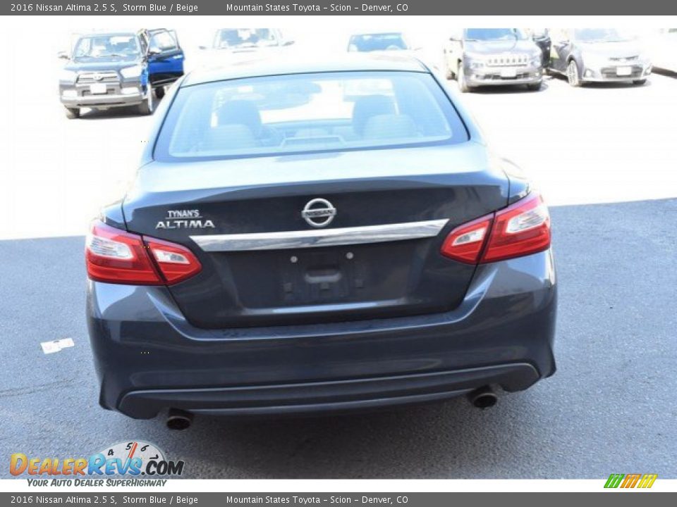 2016 Nissan Altima 2.5 S Storm Blue / Beige Photo #5