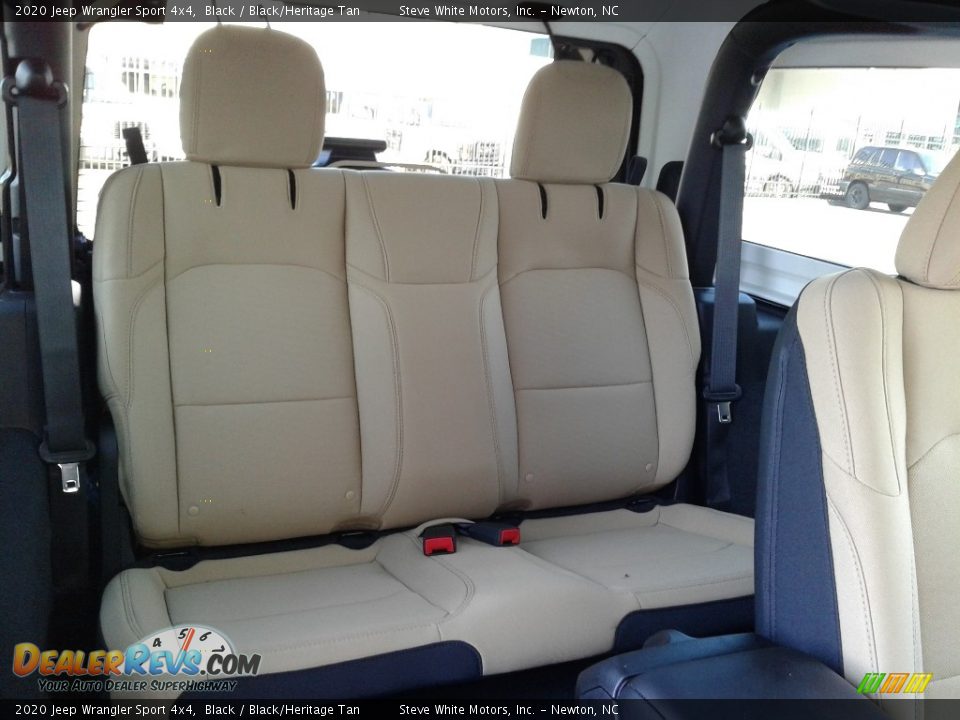 Rear Seat of 2020 Jeep Wrangler Sport 4x4 Photo #14