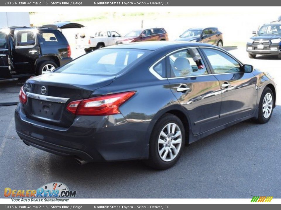 2016 Nissan Altima 2.5 S Storm Blue / Beige Photo #6