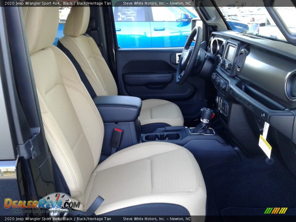 Black/Heritage Tan Interior - 2020 Jeep Wrangler Sport 4x4 Photo #15