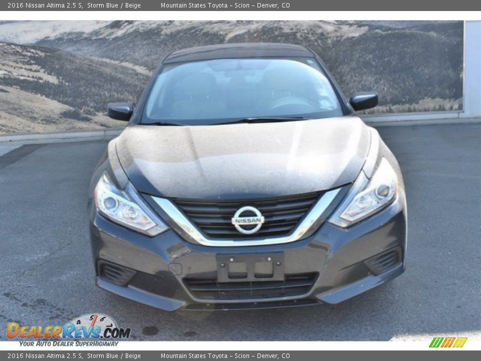 2016 Nissan Altima 2.5 S Storm Blue / Beige Photo #8