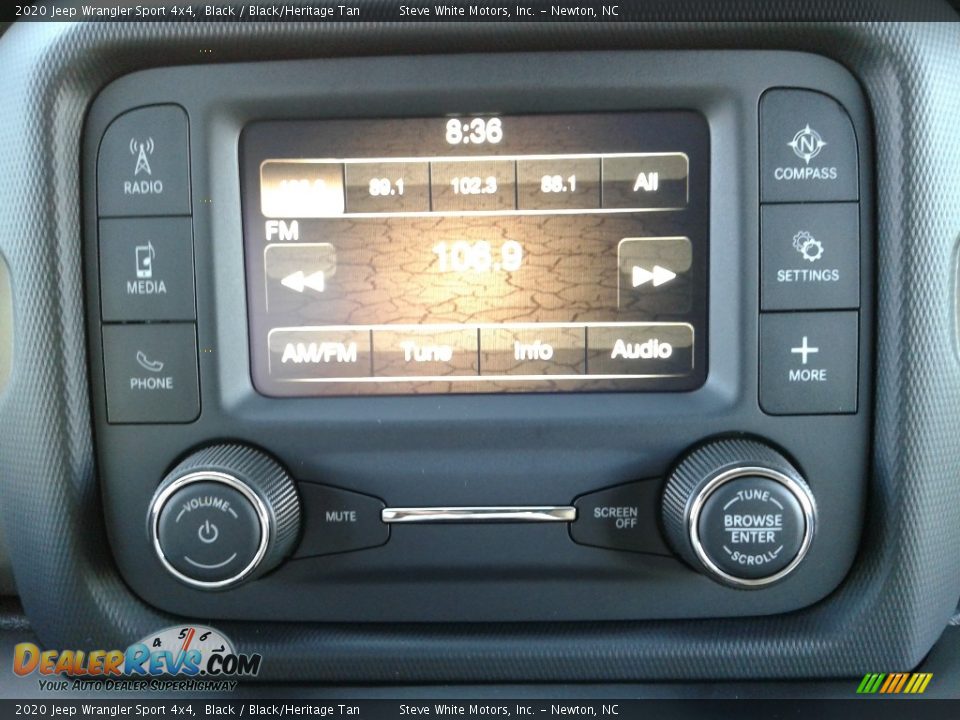 Controls of 2020 Jeep Wrangler Sport 4x4 Photo #21