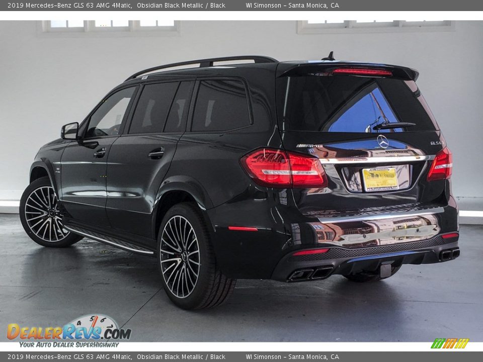 2019 Mercedes-Benz GLS 63 AMG 4Matic Obsidian Black Metallic / Black Photo #2